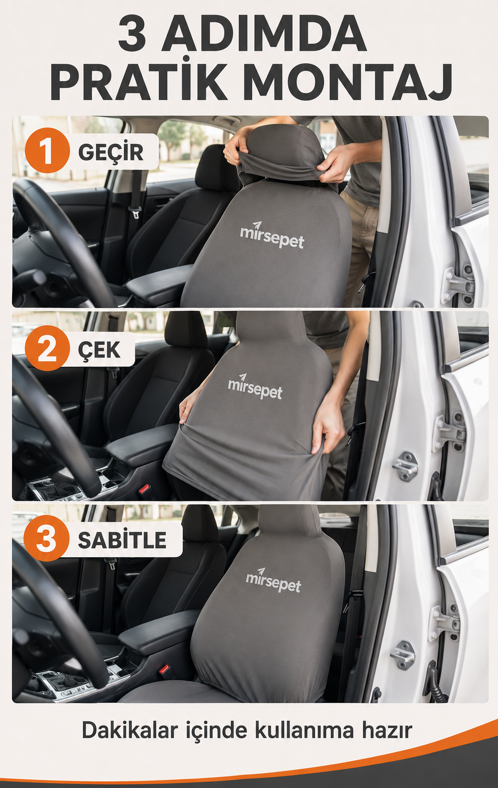 Opel Uyumlu Penye Koltuk Kılıfları