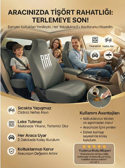 Fiat Uyumlu Penye Oto Koltuk Kılıfı