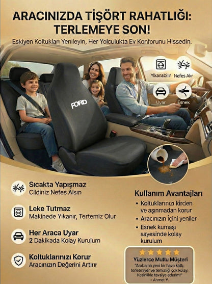 Ford Uyumlu Penye Oto Koltuk Kılıfı