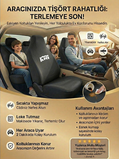 Kia Uyumlu Penye Oto Koltuk Kılıfı