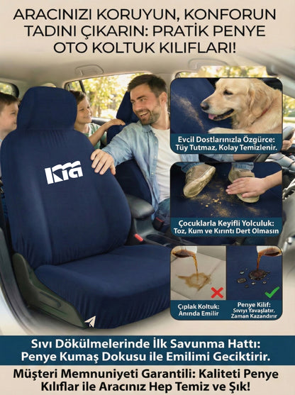 Kia Uyumlu Penye Oto Koltuk Kılıfı
