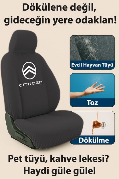 Citroen C3 ile uyumlu oto koltuk kilifi fit yapisi ile aracinizin havasini degistirir