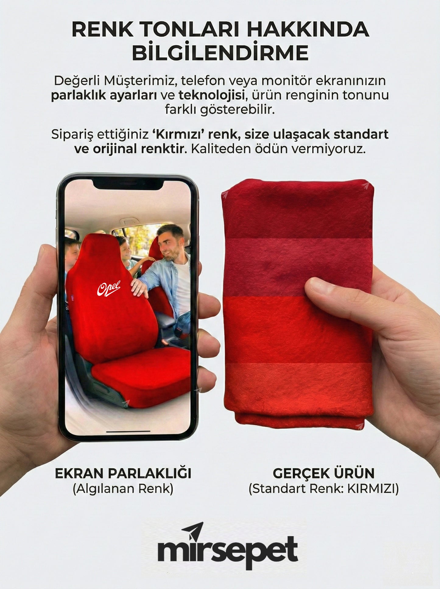 opel uyumlu penye oto koltuk kılıfı