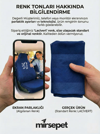 Peugeot Uyumlu Penye Oto Koltuk Kılıfı
